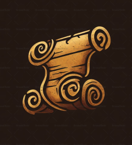 Antikes Schriftrolle